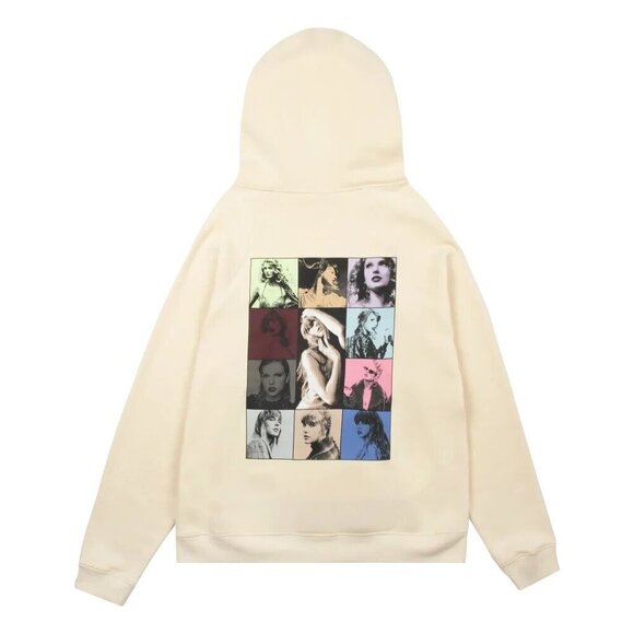 Taylor Swift The Eras Tour II  Hoodie Sweatshirt in Beige Size‎ Small - Picture 1 of 8
